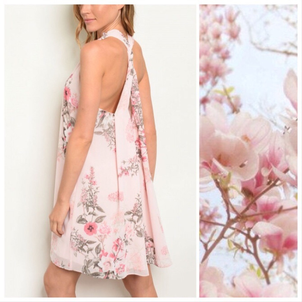 Rosalyn Pink Dressy A line Dress - Picture 3 of 6